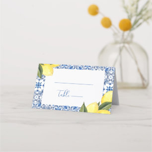Carte De Placement Carrelage bleu méditerranéen et Mariage d'agrumes