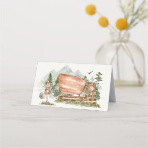 Carte De Placement carte d'anniversaire ou de baby shower du parc nat