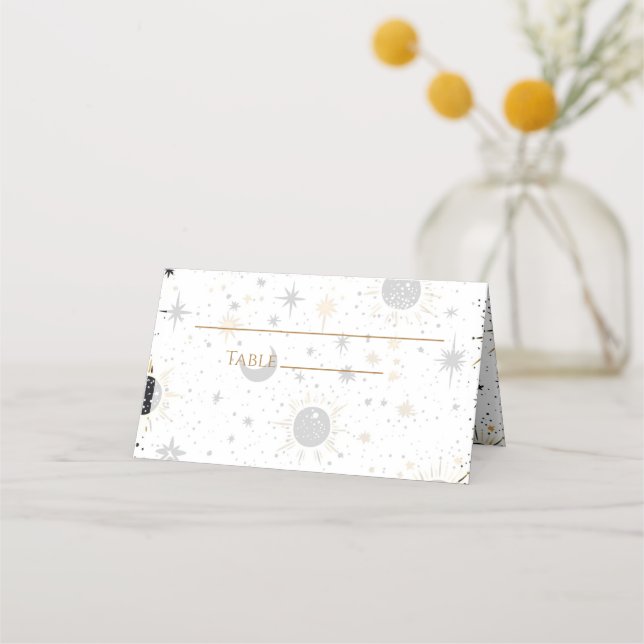 Carte De Placement Carte de place pliée du Mariage céleste (Devant)