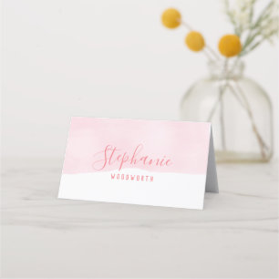 Carte De Placement Carte d'endroit rose vif Abstrait