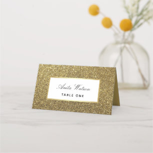 Carte De Placement Carte Mariage Black Gold