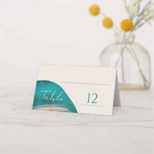Carte De Placement Carte Place Abstraite Watercolor