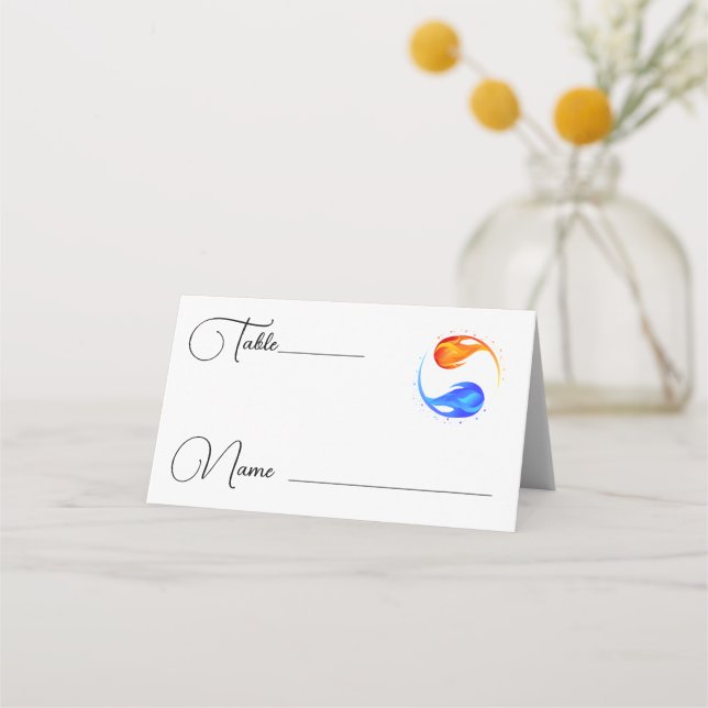 Carte De Placement Cartes-Mariage-Twin (Devant)