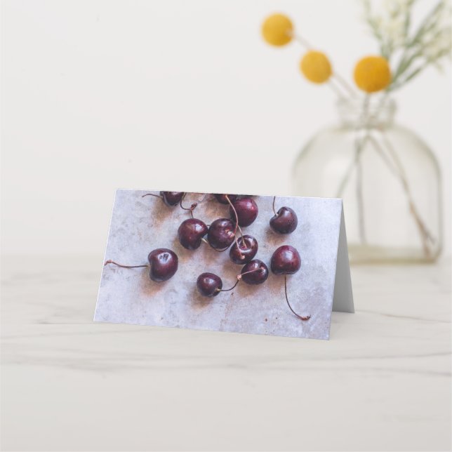 Carte De Placement Cerises (Devant)