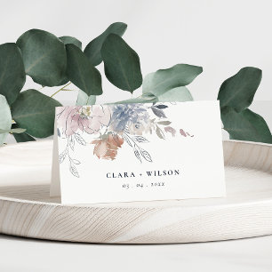 Carte De Placement Chic Blush Aquarelle Floral Mariage Website