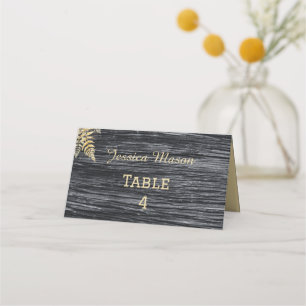 Carte De Placement Chic Moderne Rustique Mariage Dîner