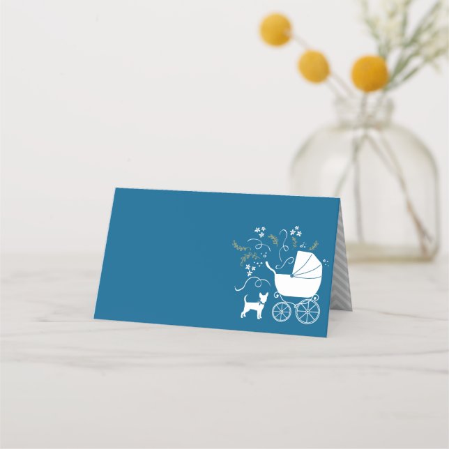 Carte De Placement Chihuahua Chig Baby shower (Devant)