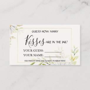 Carte De Placement Chrysanthemum Combien de baisers Fête des mariées 