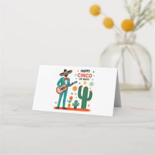 Carte De Placement Cinco de mayo mariachi - fierté mexicaine