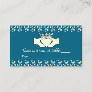 Carte De Placement Claddagh personnalisé