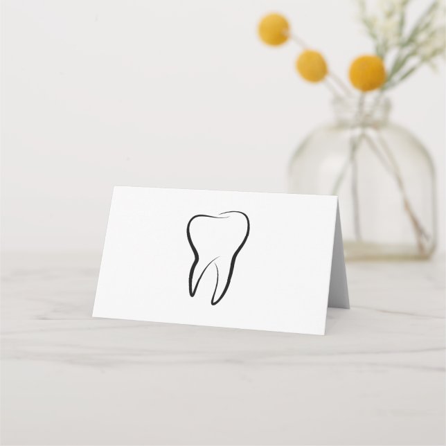 Carte De Placement Clinique de dentisterie dentaire Hygiène buccale b (Devant)