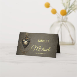 Carte De Placement Coeur de vapeur,
