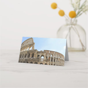 Carte De Placement Colisée Rome Photographie