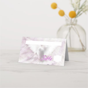 Carte De Placement colombe blanche