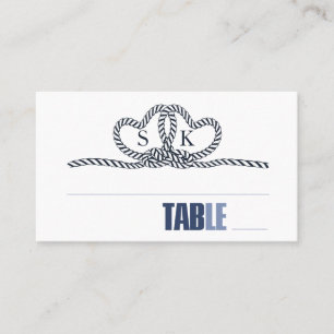Carte De Placement Cravate Le Mariage de noeud Table bleue ID678