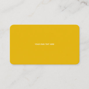 Carte De Placement Créez votre propre design personnalisé jaune