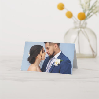 Carte De Placement Customized Couple Wedding Photo