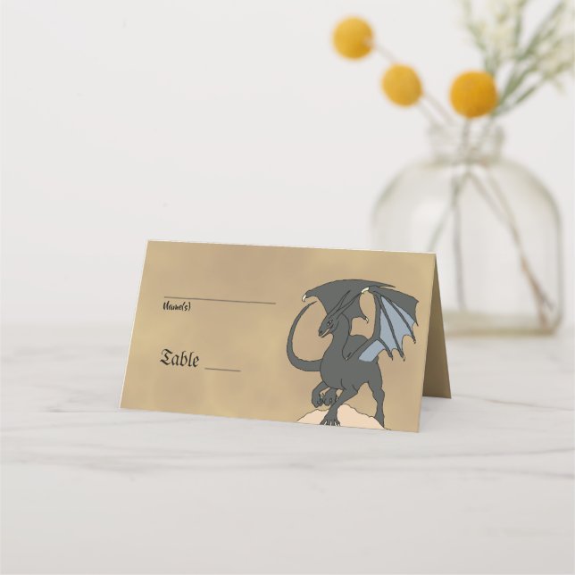 Carte De Placement Défilement de libellule (Devant)