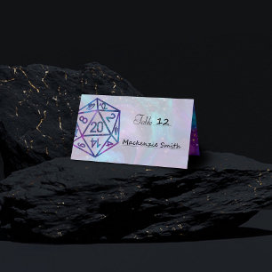 Carte De Placement Dés RPG Nebula Imaginaire Retro Tabletop PnP Gam