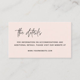 Carte De Placement Détails minimalistes du Mariage moderne