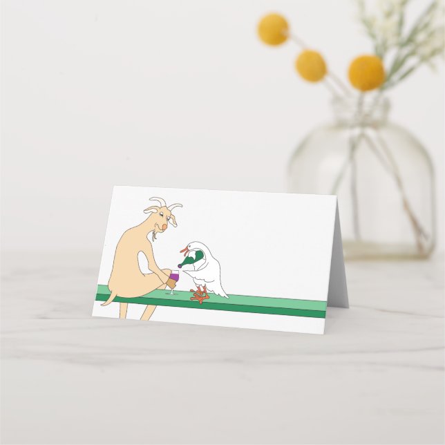 Carte De Placement Dîner Vin (Devant)