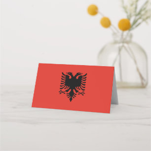 Carte De Placement Drapeau albanais