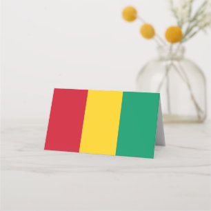 Carte De Placement Drapeau de Guinée