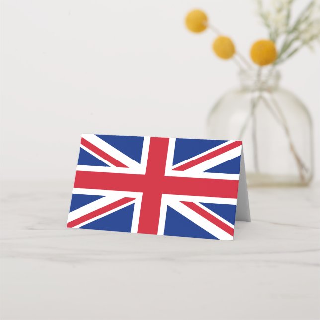 Carte De Placement Drapeau du Royaume-Uni (Devant)
