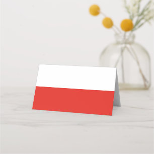 Carte De Placement Drapeau polonais