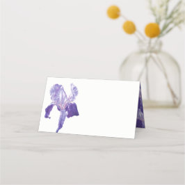 Carte De Placement Drapeau violet iris aquarelle carte de place invit