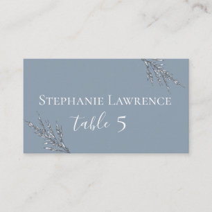 Carte De Placement Dusty Blue Meadow Mariage