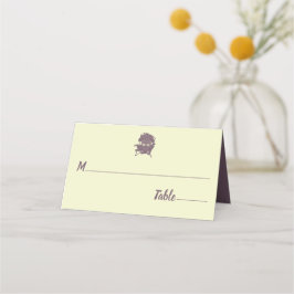 Carte De Placement Dusty Purple Masquerade Ball Gala de financement