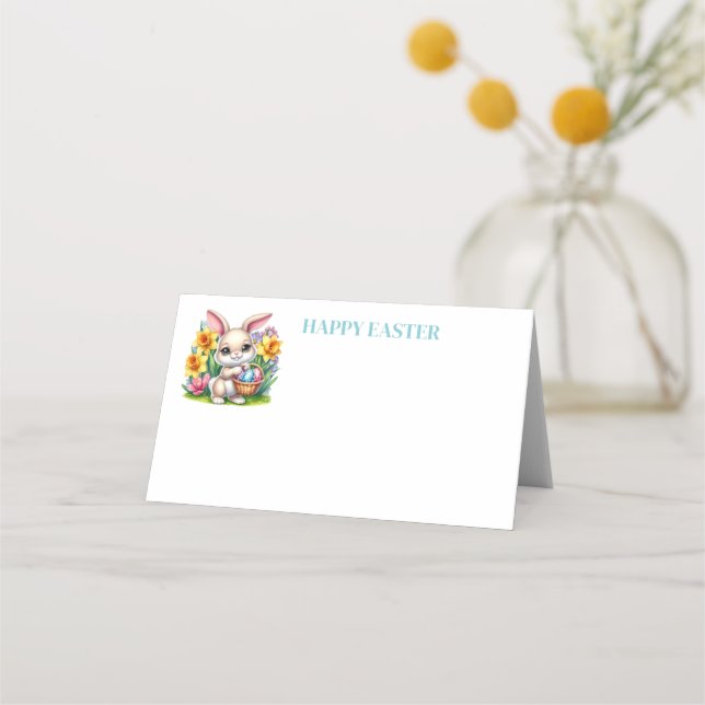 Carte De Placement Easter Name Place Card (Devant)
