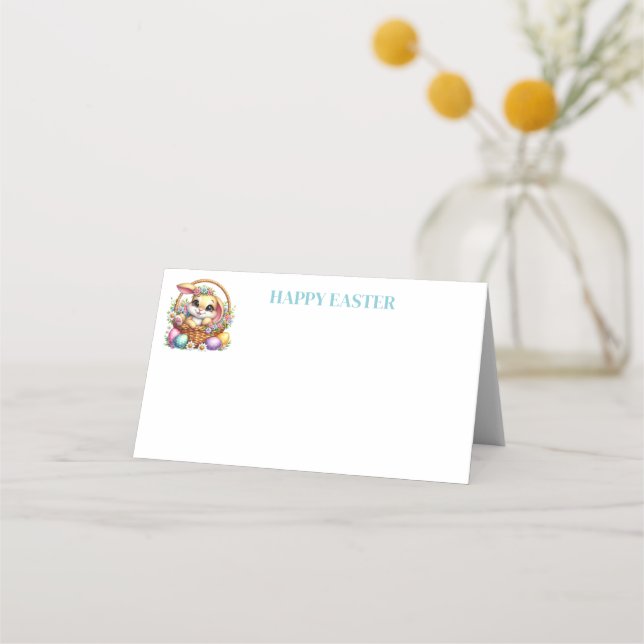 Carte De Placement Easter Name Place Card (Devant)