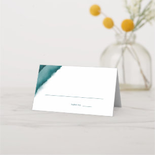 Carte De Placement Eau Turquoise de mer profonde Mariage Escort /