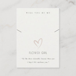 CARTE DE PLACEMENT ÉCRAN CADEAU DE LA FILLE DE FLEURS DU COEUR BLANC