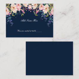 Carte De Placement Élégance moderne Tableau botanique rose floral