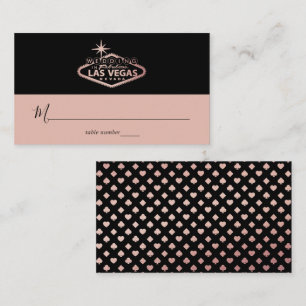 Carte De Placement Elégant Las Vegas Destination Mariage