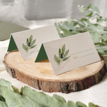 Élégant mariage à l'aquarelle de branche d'olive i