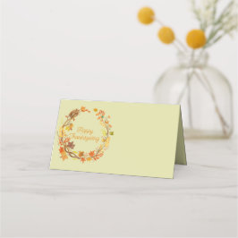 Carte De Placement Élégant Thanksgiving divertissant