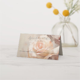Carte De Placement Elégante carte de mariage Roses d'été