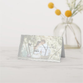 Carte De Placement Elégante carte Mariage photo