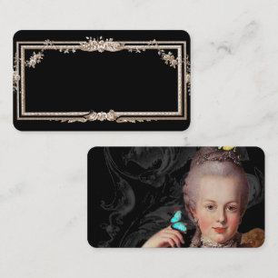 Carte De Placement Elégante Marie Antoinette sur le français d'inspir