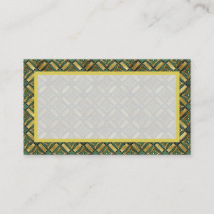 Carte De Placement Emerald & Gold Art Déco