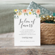 En Lieu Et Place Des Faveurs Peach Flowers Mariage