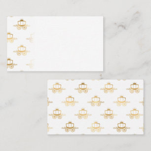 Carte De Placement Entraîneur d'or Cinderella Princess Royal Magic