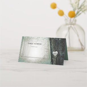 Carte De Placement Evermore   Forêt enchantée   Numéro de table Moss