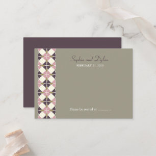 Carte De Placement fatfatifatifatit Deco Bagues Band Guest Place Card