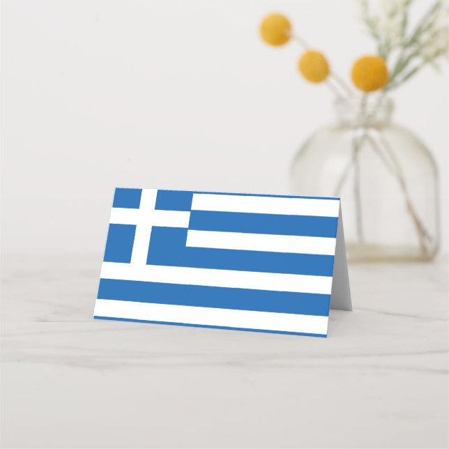 Carte De Placement Flag de Greece (Devant)