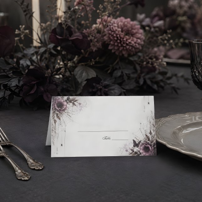 Carte De Placement Fleur gothique vampire (Créateur téléchargé)